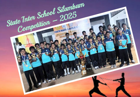 We are delighted to share that our students participated in the State Inter School Silambam Competition 2025, held on 31st August 2025 at Achariya The Western Ghats International School, Coimbatore.